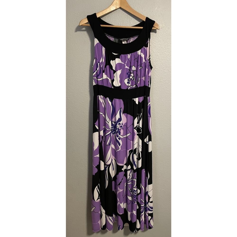 Kupcake Womens Maxi Dress Size Large Floral Stretch Belted Whimsigoth Fairy Y2K